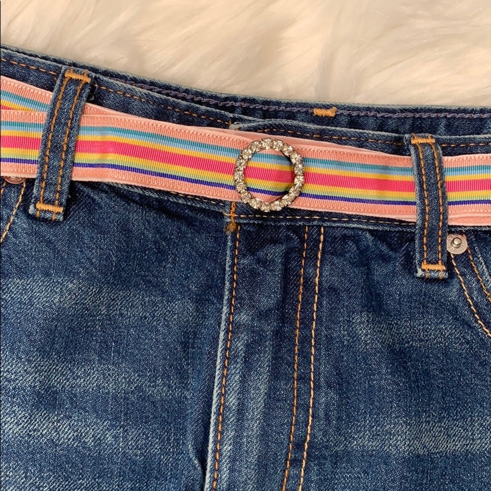 Stripes & Rhinestones Belt - Picture 3 of 7